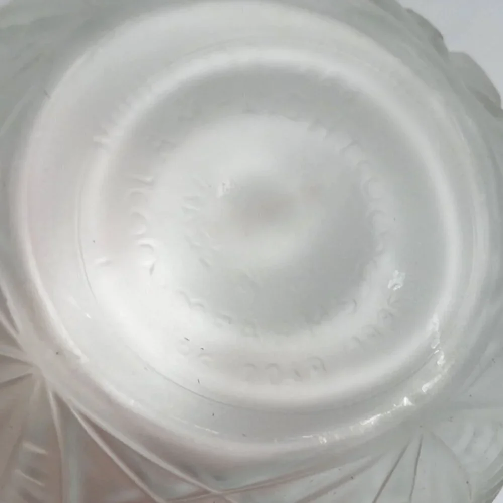Frosted Glass Lamplight Farms Oil Lamp Embossed Floral Details Clear Chimney VTG